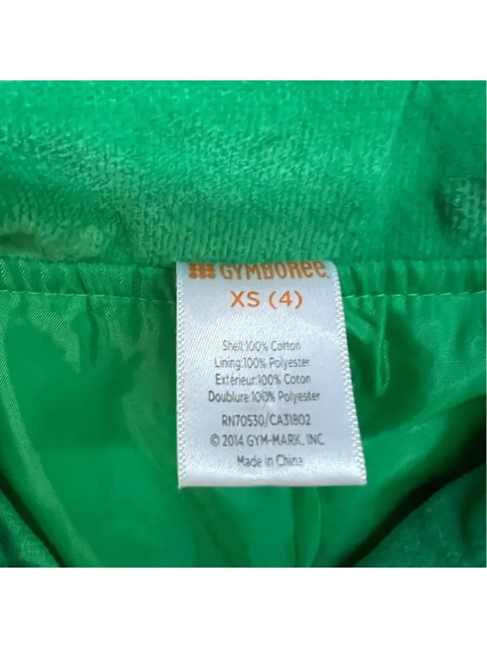 GYMBOREE Kelly Green Pea Coat‎ for Toddlers - Sz XS (4)